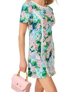 NWT Lilly Pulitzer 14 Salem Shift Romper “Starlight Lydia The Lion” sz 14 ✨💲228